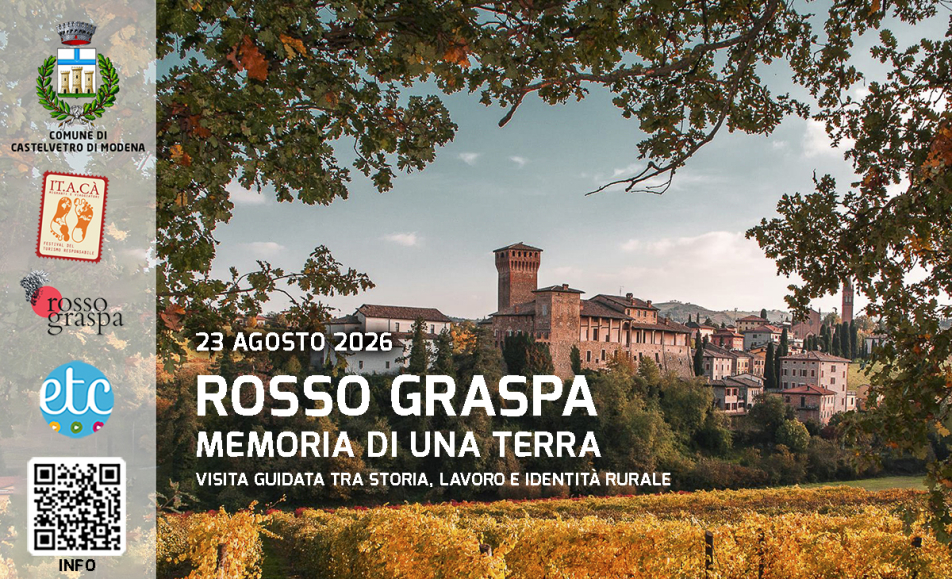 ROSSO GRASPA: MEMORIA DI UNA TERRA Visita guidata tra storia, lavoro e identità rurale